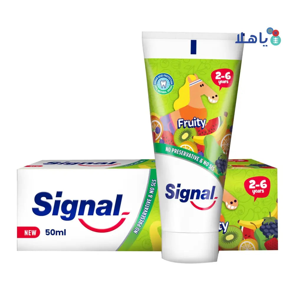 Signal Kids 2-6 Years Toothpaste 50ml-Fruity – Pharmazone