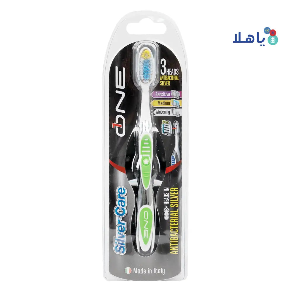 Silver Care One 3heads Antibactrial Toothbrush