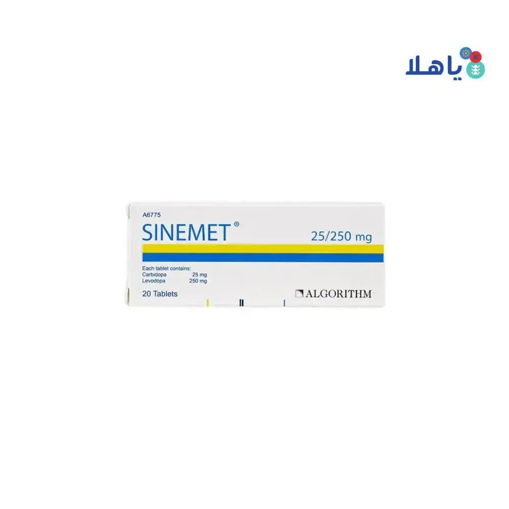 MSD - SINEMET 25/250MG 20 TAB - Pharmazone - 