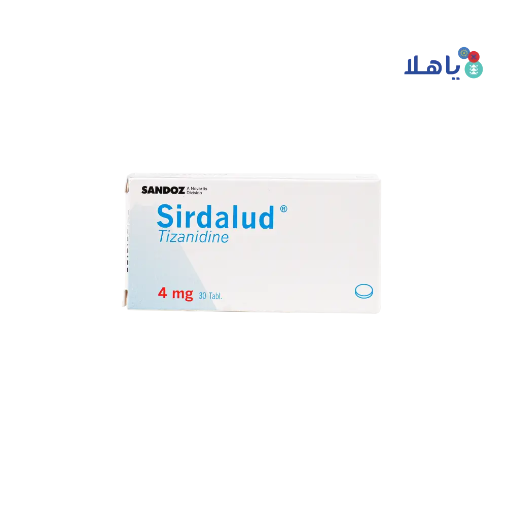 SIRDALUD 4MG 30 TAB