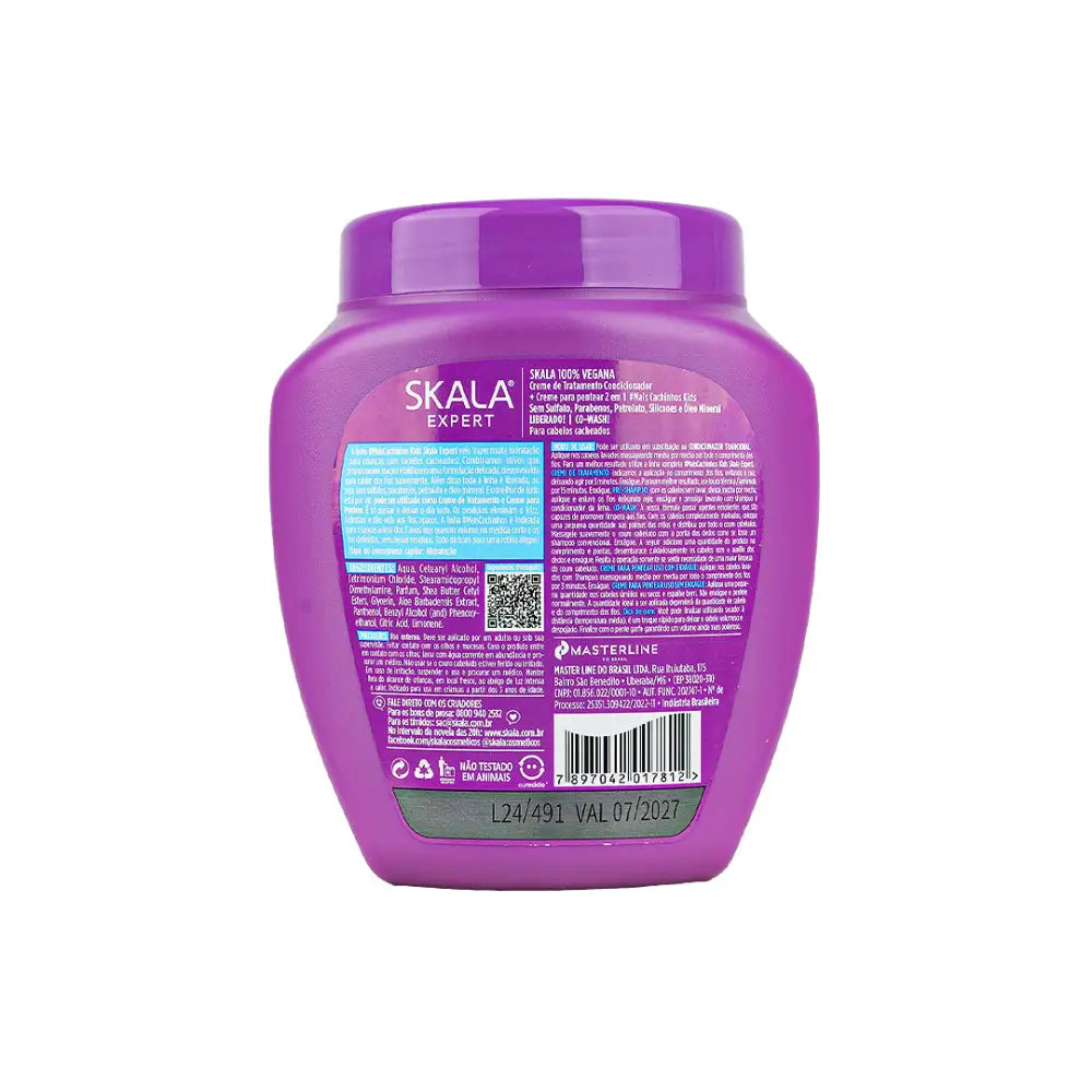 Skala Expert Mais Cachinhos 2 In 1 Hidratante + Cream 1000g