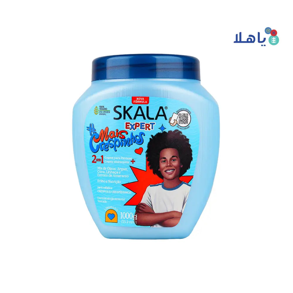 Skala Expert Mais Crespinhos 2 In 1 Hidratante + Cream 1000g