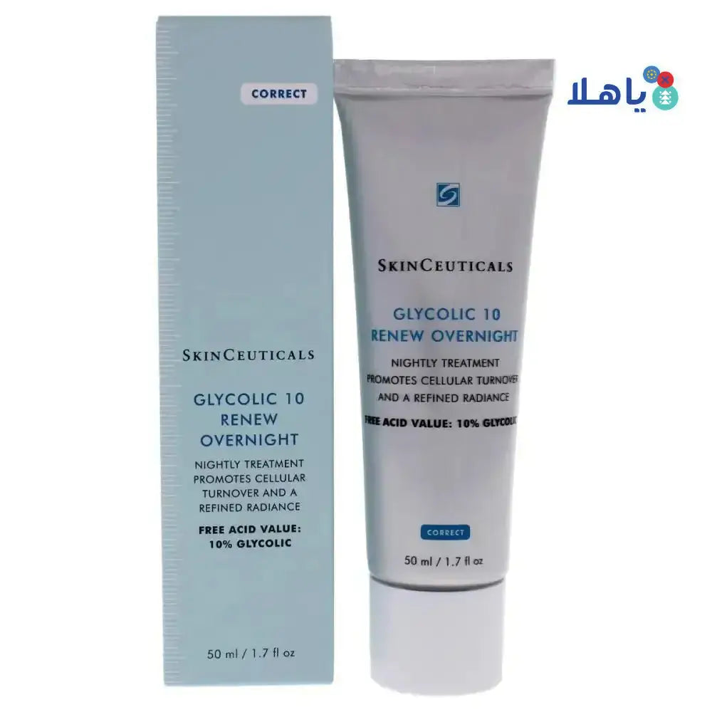 Skinceutical - SKINCEUTICALS GLYCOLIC 10 RENEW OVERNIGHT 50ML - Pharmazone - 