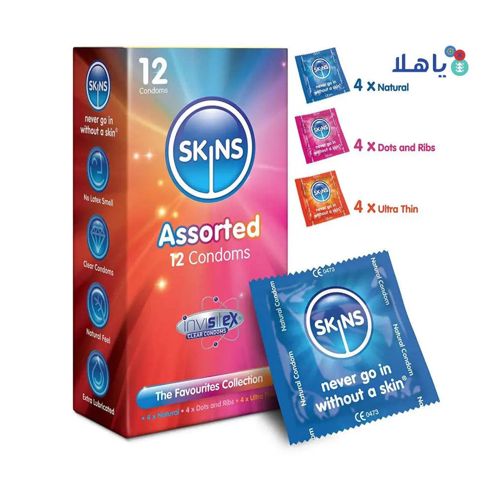 Skins Condom Assorted 12pcs