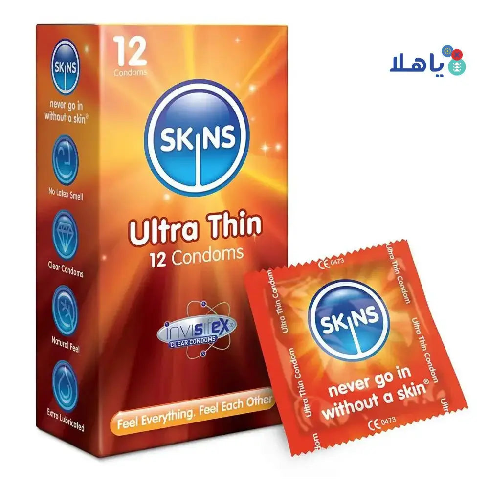 SKINS - Skins Condom Ultra Thin 12pcs - Pharmazone - 