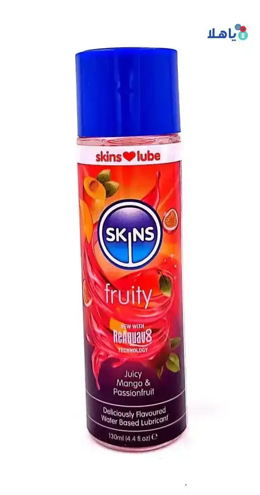 SKINS - Skins Lubricant Tasty Mango & Passionfruit 130ml - Pharmazone - 