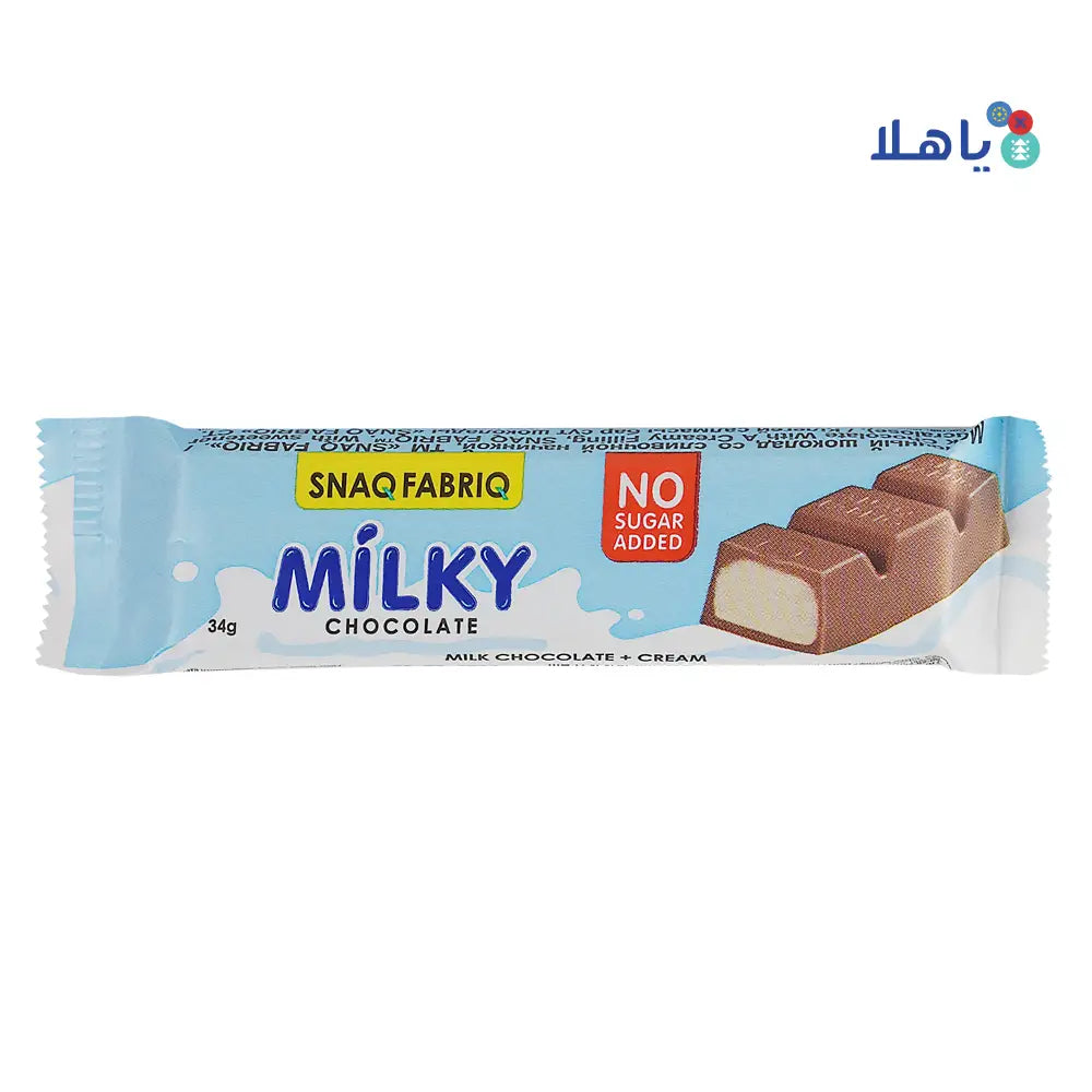 Snaq Fabriq Milky Chocolate 34g