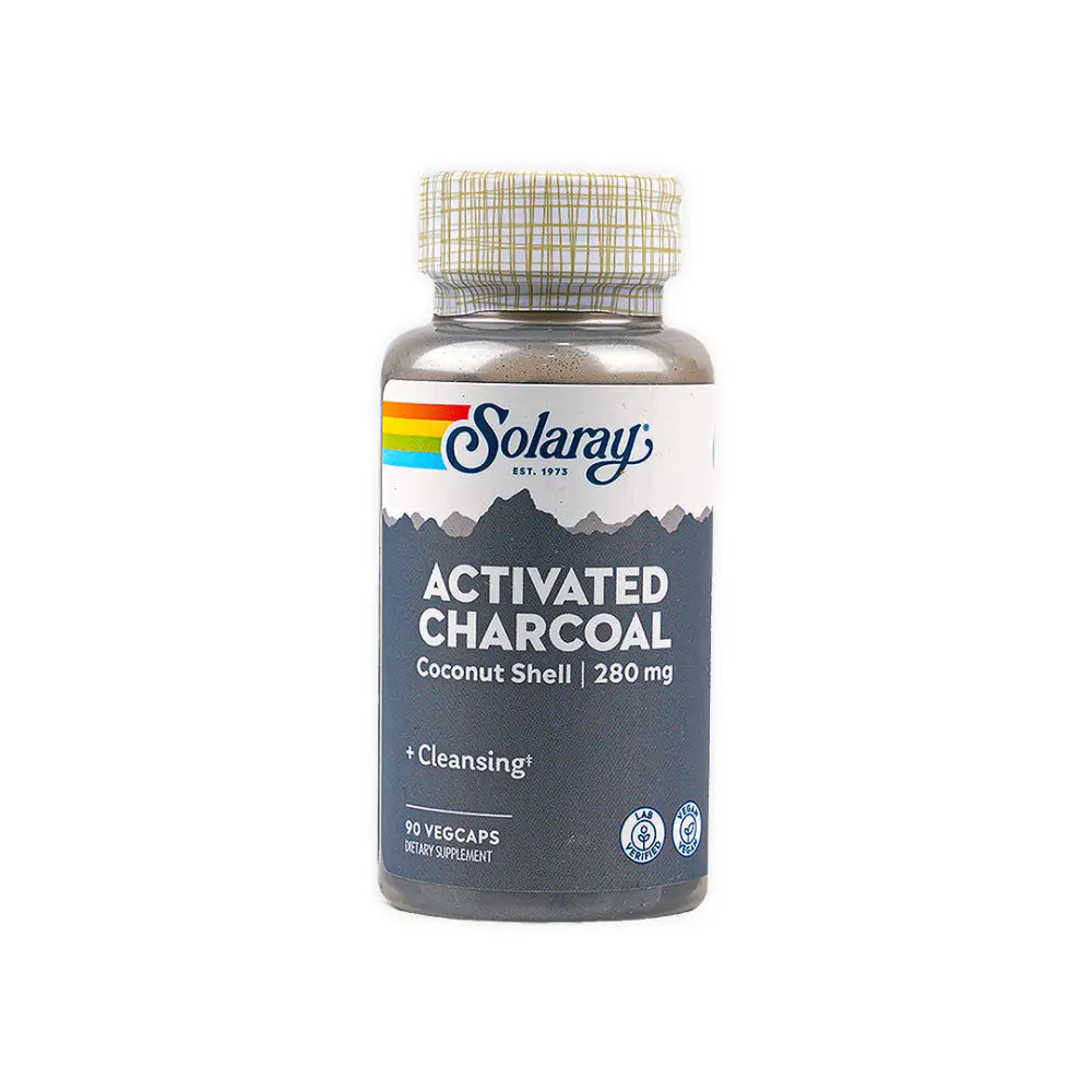 Solaray Activated Charcoal 280mg 90vegcap