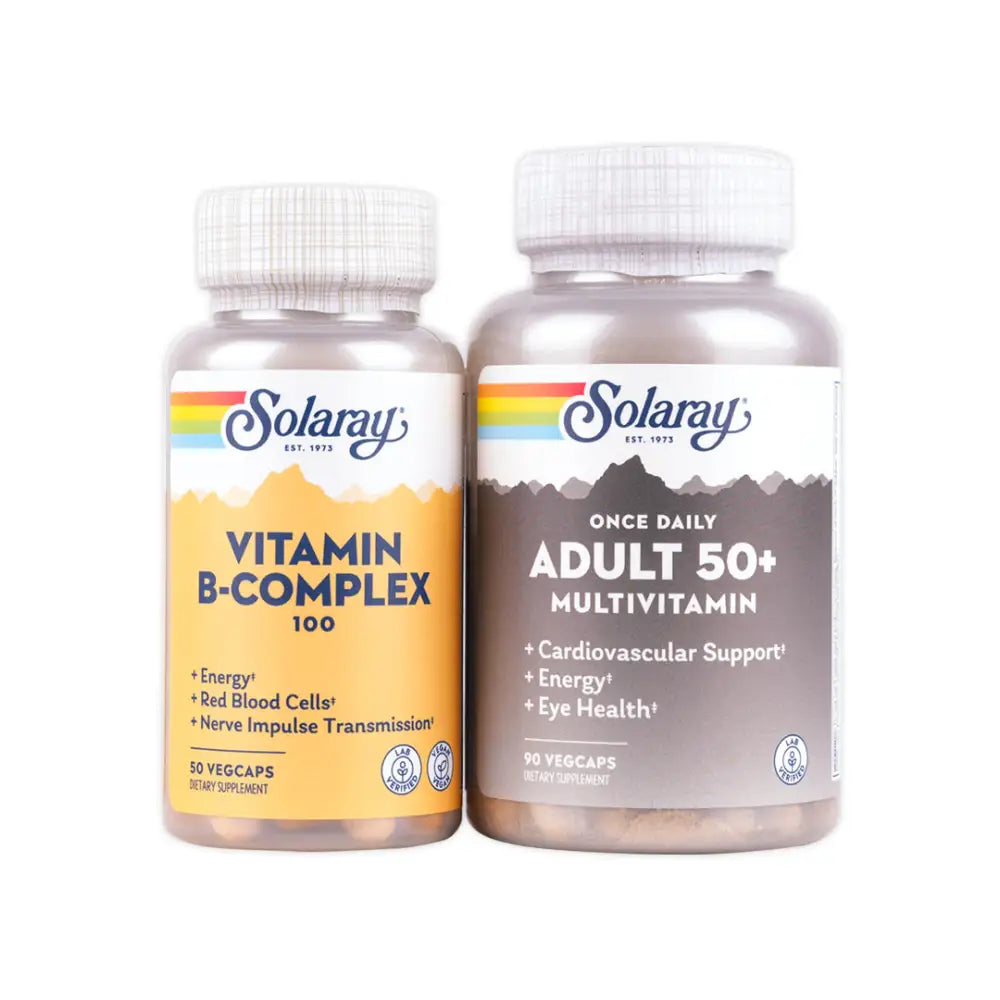 Solaray Adult 50 + Multivitamin + B Complex Set