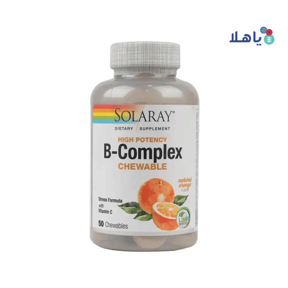 Solaray - SOLARAY B - COMPLEX 250MG 50 CHEWABLES - Pharmazone - 