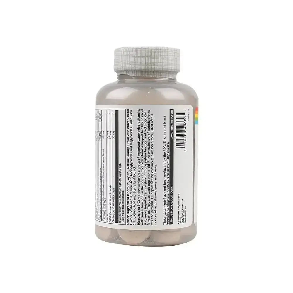 Solaray - SOLARAY B - COMPLEX 250MG 50 CHEWABLES - Pharmazone - 