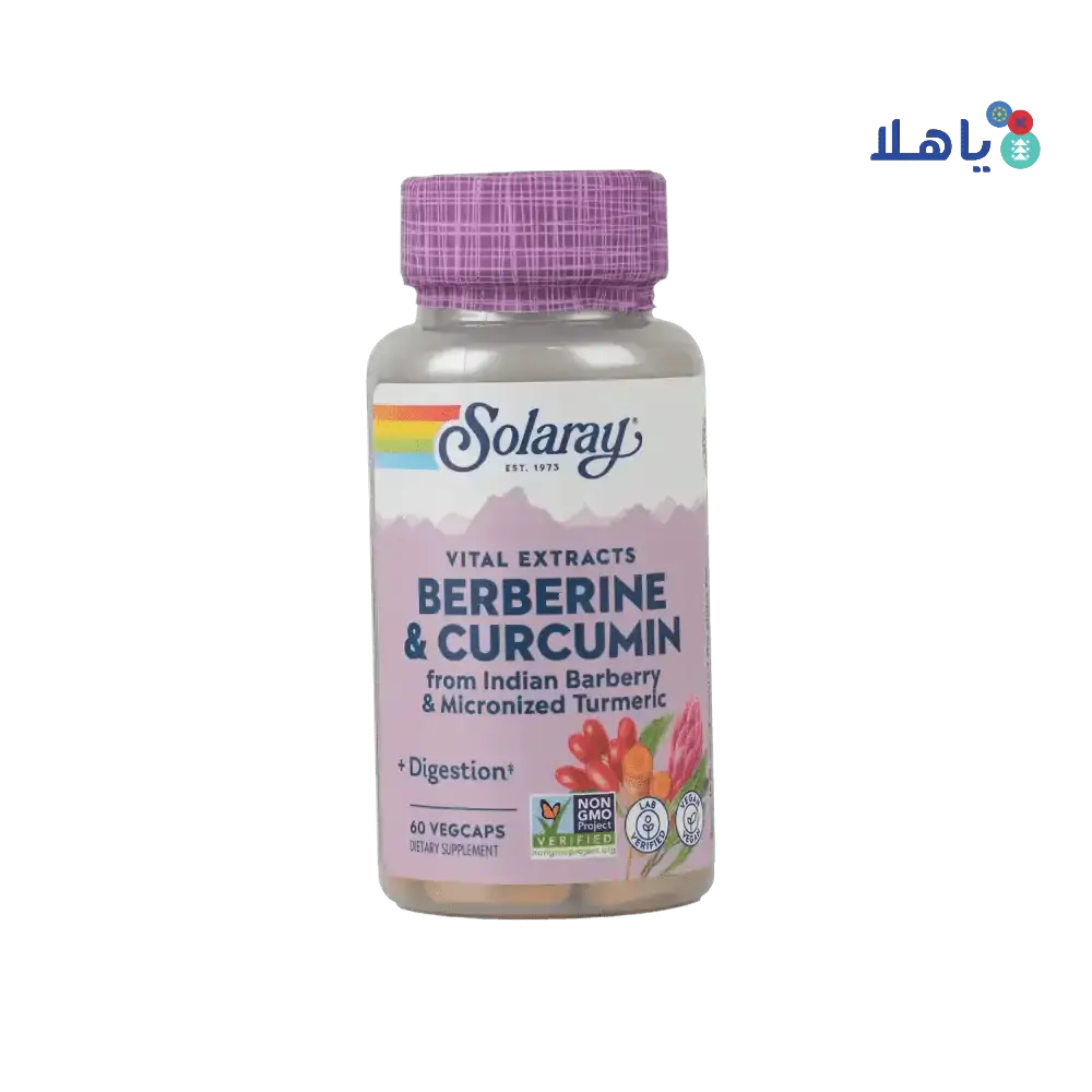 Solaray - Solaray Berberine & Curcumin 60 Caps - Pharmazone - 