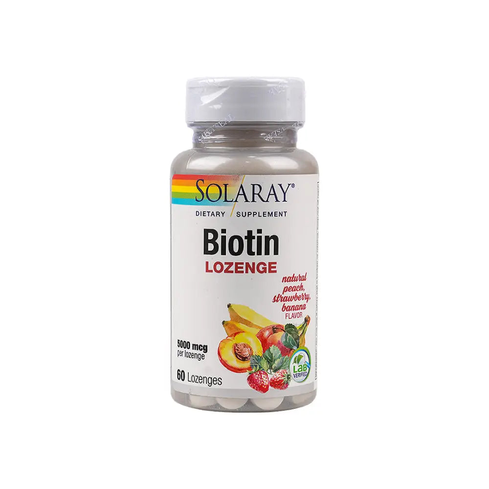 SOLARAY BIOTIN 5000MG 60 LOZ.