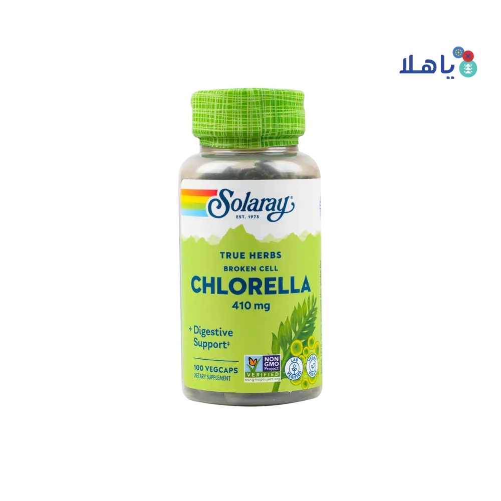 Solaray Chlorella 410mg 100 Vegcap