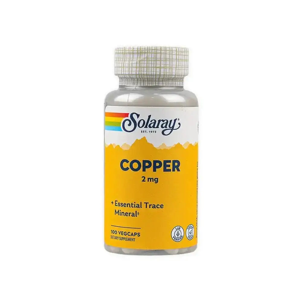 Solaray - Solaray Copper 2mg 100vegcap - Pharmazone - 