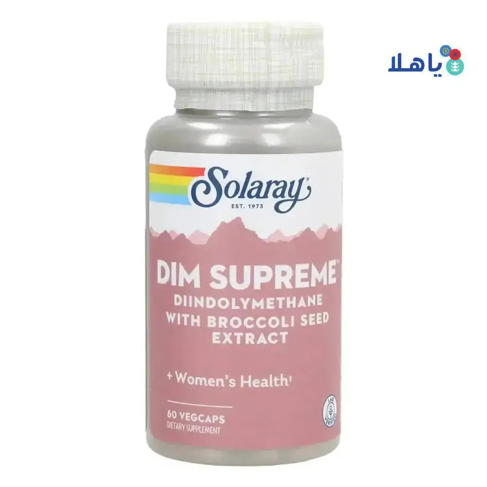 Solaray - SOLARAY DIM SUPREME 100MG 60 VEG CAPS - Pharmazone - 