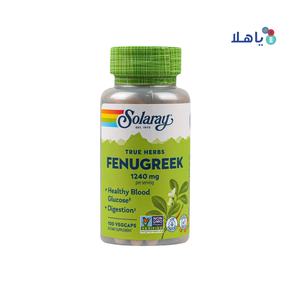 Solaray Fenugreek 1240mg 100vegcap