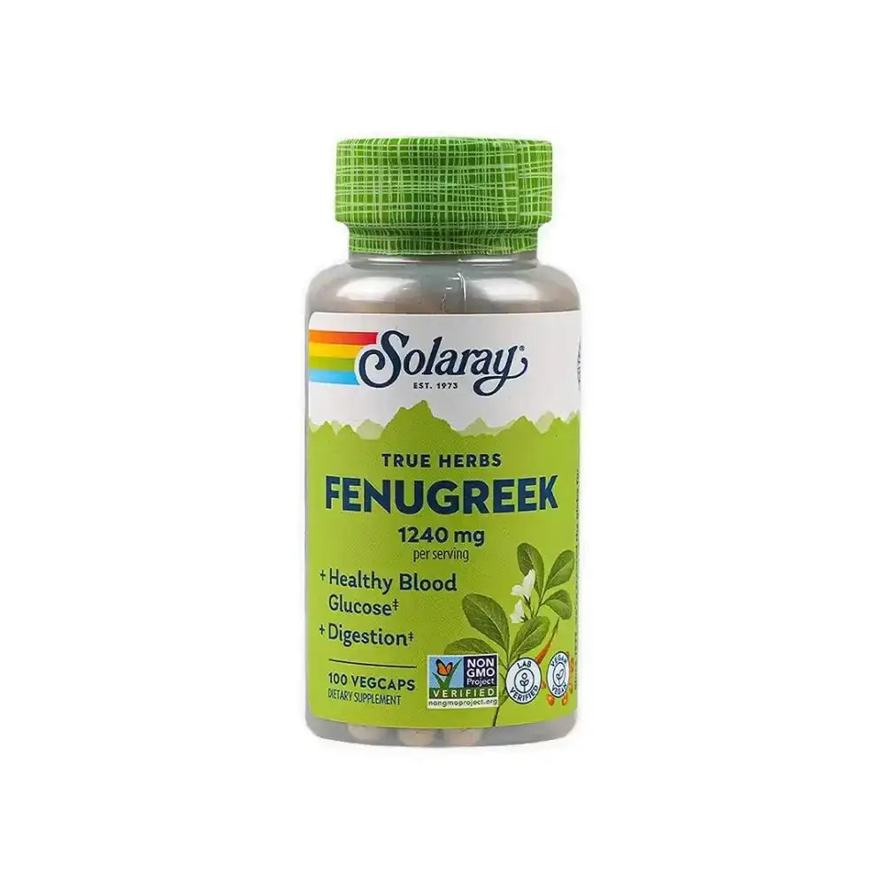 Solaray - Solaray Fenugreek 1240mg 100vegcap - Pharmazone - 