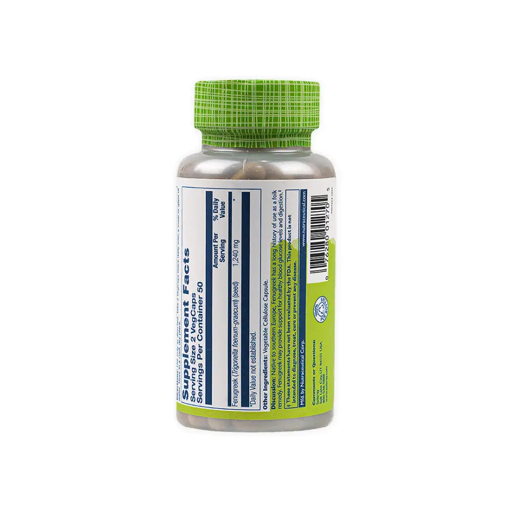 Solaray Fenugreek 1240mg 100vegcap