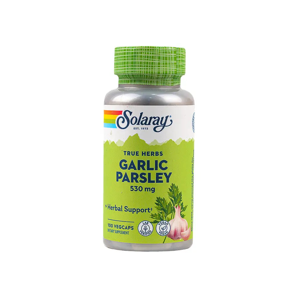 Solaray Garlic & Parsley 530mg 100vegcap