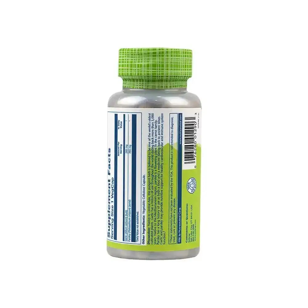 Solaray - Solaray Garlic & Parsley 530mg 100vegcap - Pharmazone - 