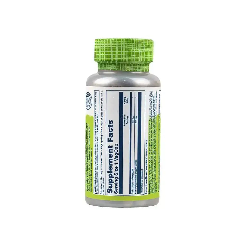 Solaray - Solaray Garlic & Parsley 530mg 100vegcap - Pharmazone - 