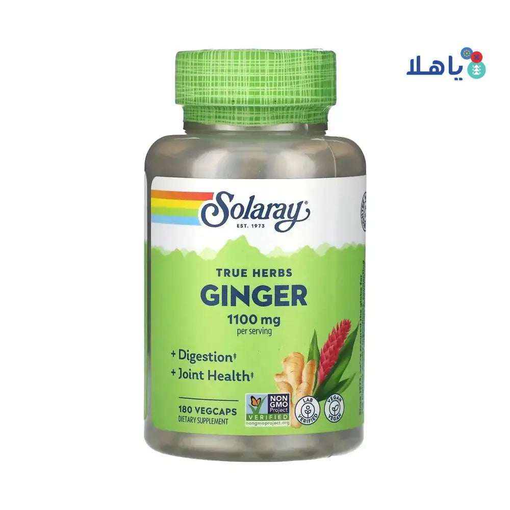 Solaray - SOLARAY GINGER 1100MG 100 VEG CAPS - Pharmazone - 