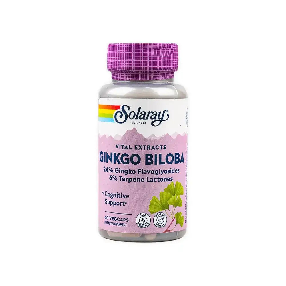 Solaray - Solaray Ginkgo Biloba +Cognitive Suport 60vegcaps - Pharmazone - 