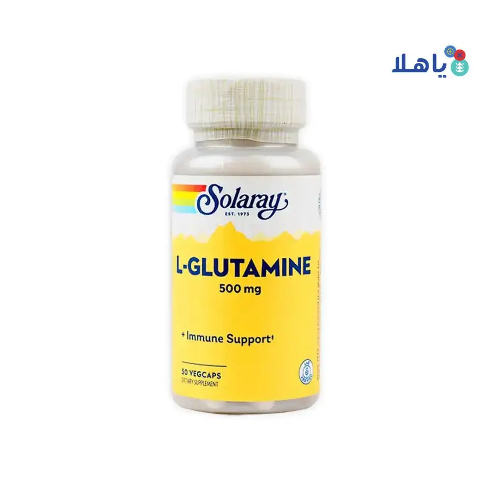 Solaray - SOLARAY L - GLUTAMINE 500MG 50 VEG CAPS - Pharmazone - 