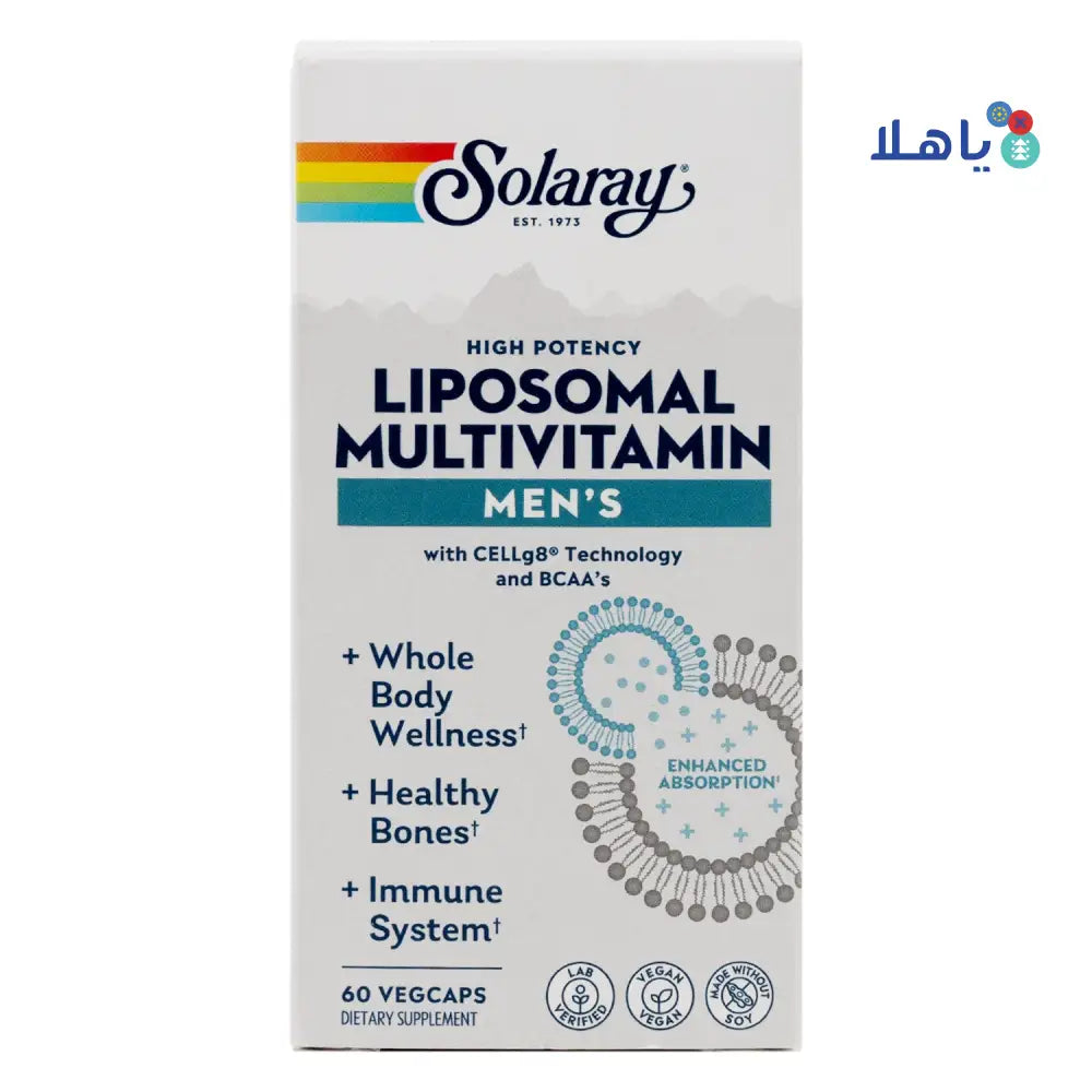 Solaray liposomal MultiVitamin Men's 60 Vegcaps