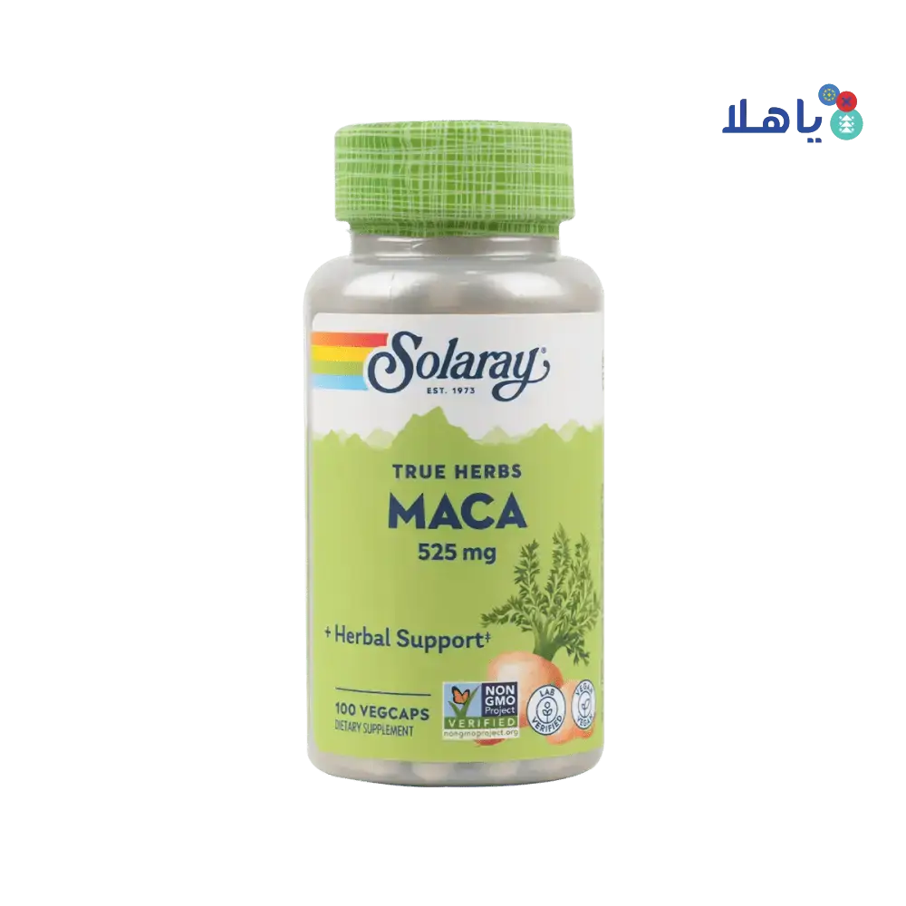 Solaray - SOLARAY MACA 525MG 100 VEGCAPS - Pharmazone - 