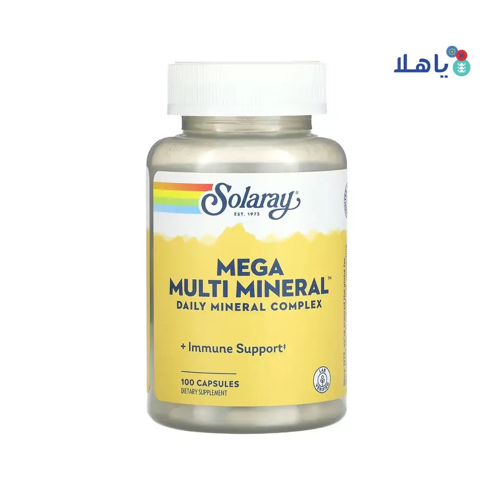 SOLARAY MEGA MULTI MINERAL 100 CAPS