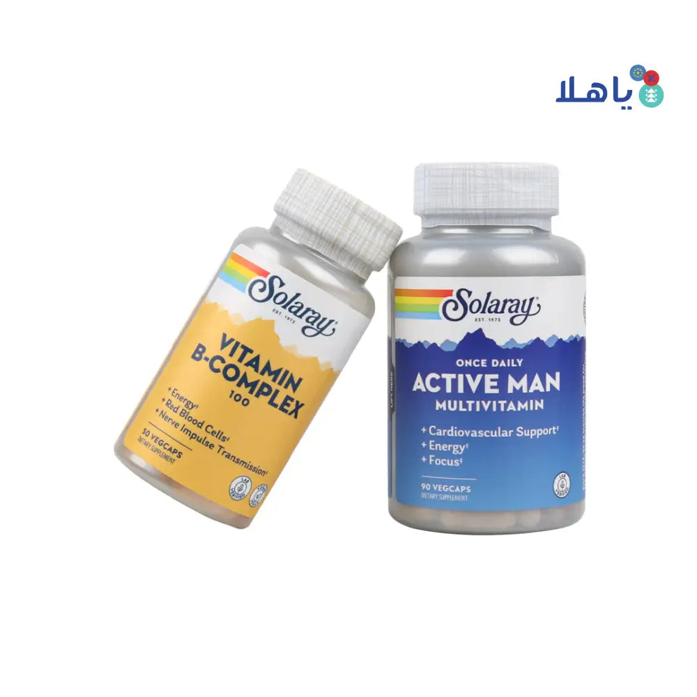 Solaray Men Multivitamin + B Complex Set