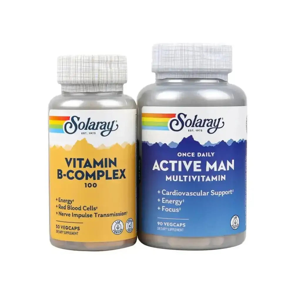 Solaray - Solaray Men Multivitamin + B Complex Set - Pharmazone - 