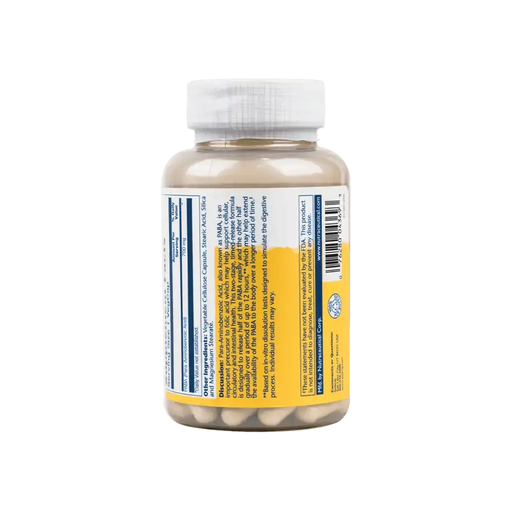 Pharmazone - Solaray Paba 700mg 100 Vegcaps - Pharmazone - 