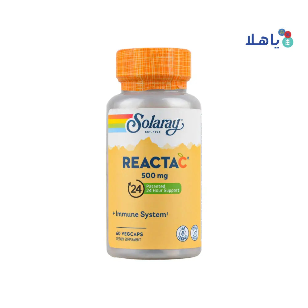 SOLARAY REACTA C 500MG 60 VEGCAPS