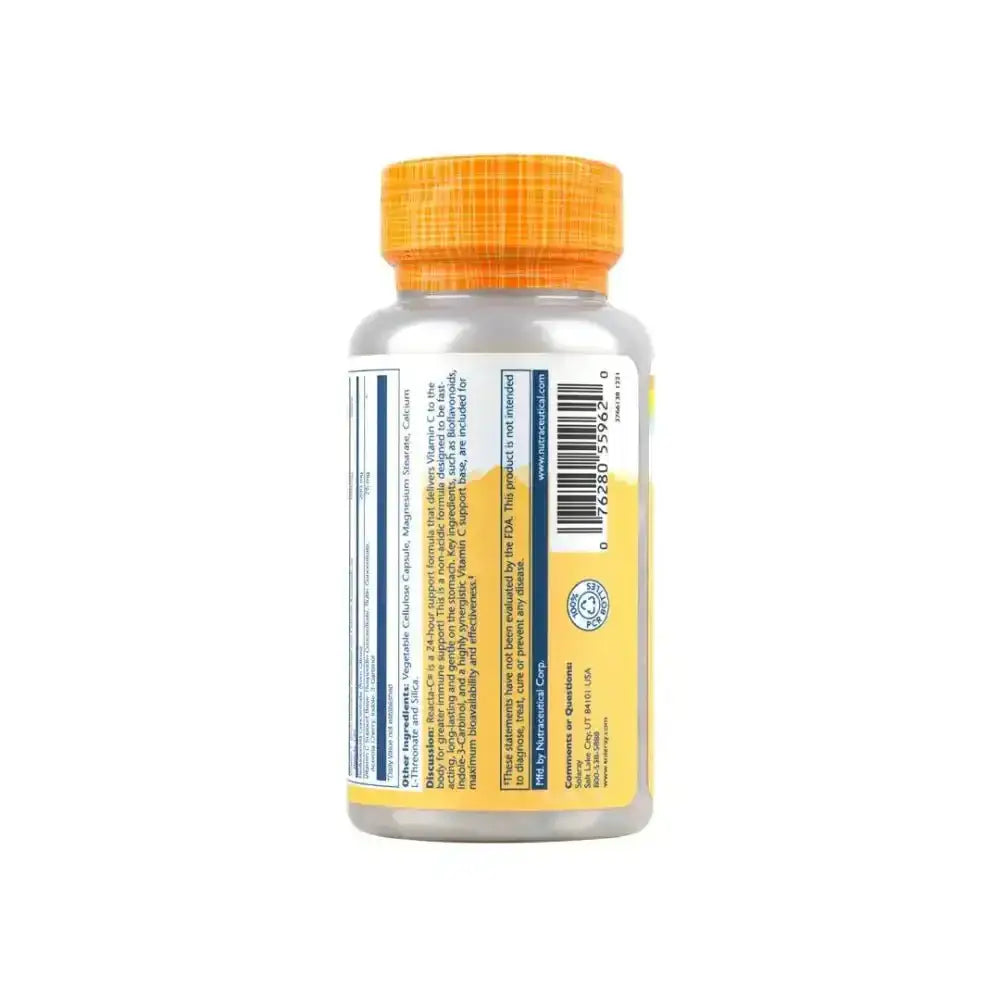 Solaray - SOLARAY REACTA C 500MG 60 VEGCAPS - Pharmazone - 