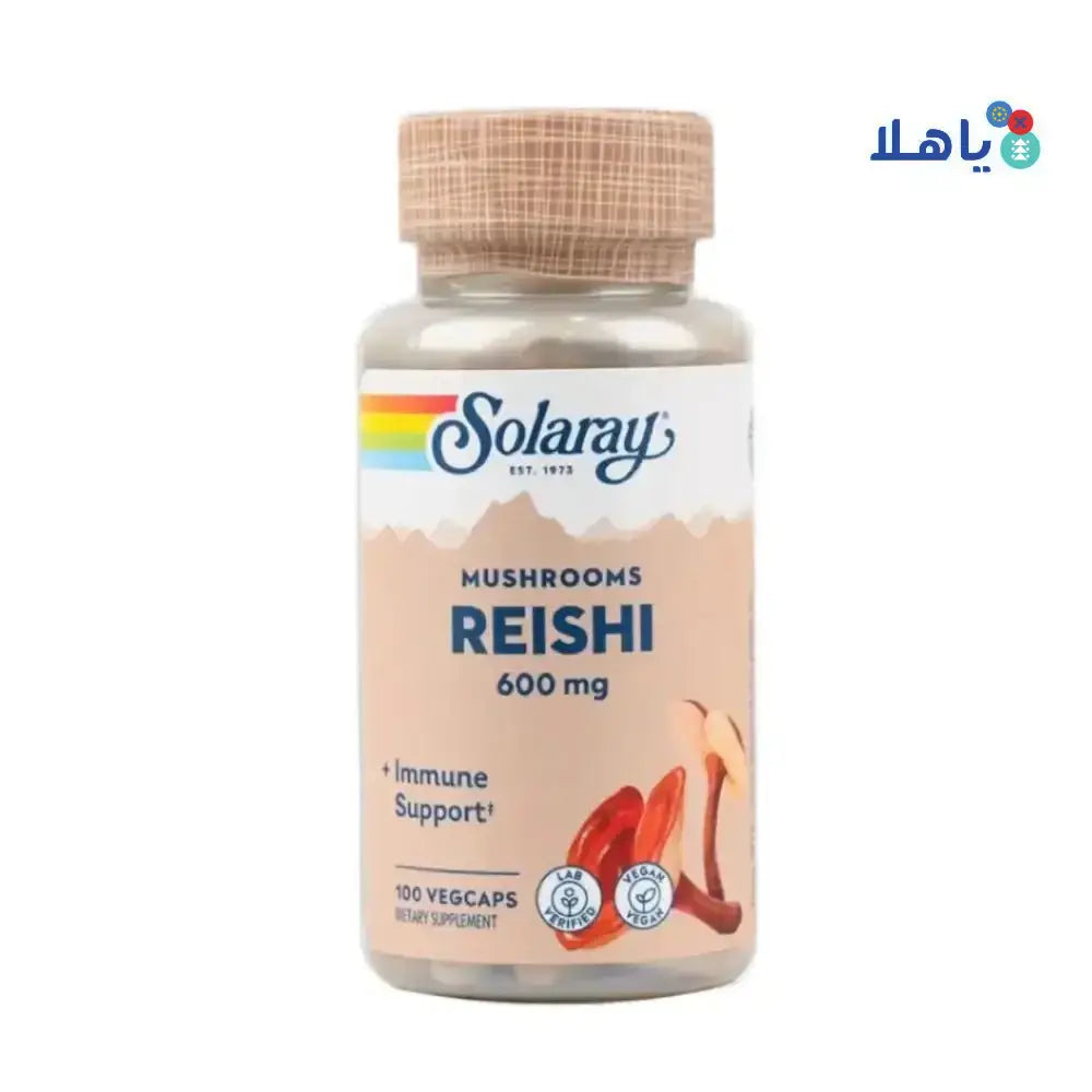 Solaray - Solaray Reishi Mushroom 600mg 100vegcap - Pharmazone - 