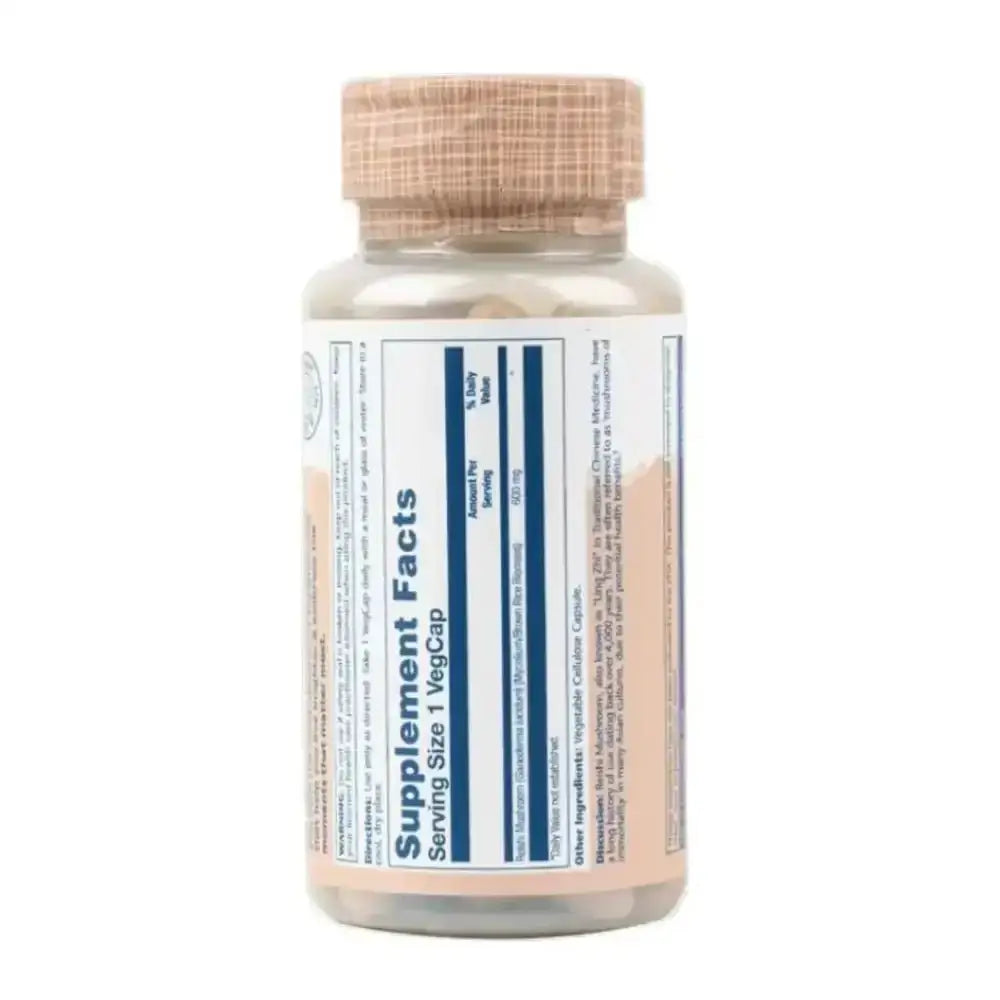 Solaray - Solaray Reishi Mushroom 600mg 100vegcap - Pharmazone - 