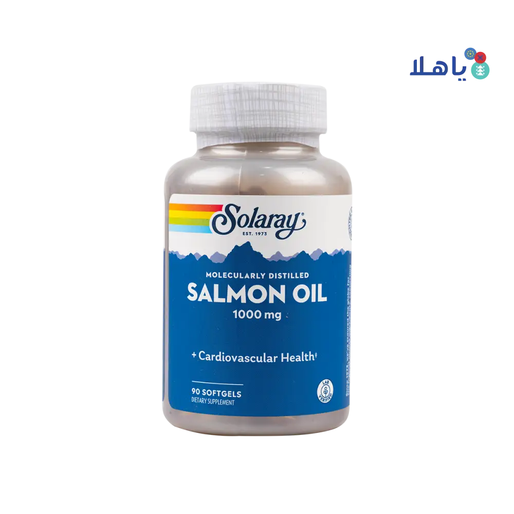 SOLARAY SALMON OIL 1000MG 90 SOFTGELS