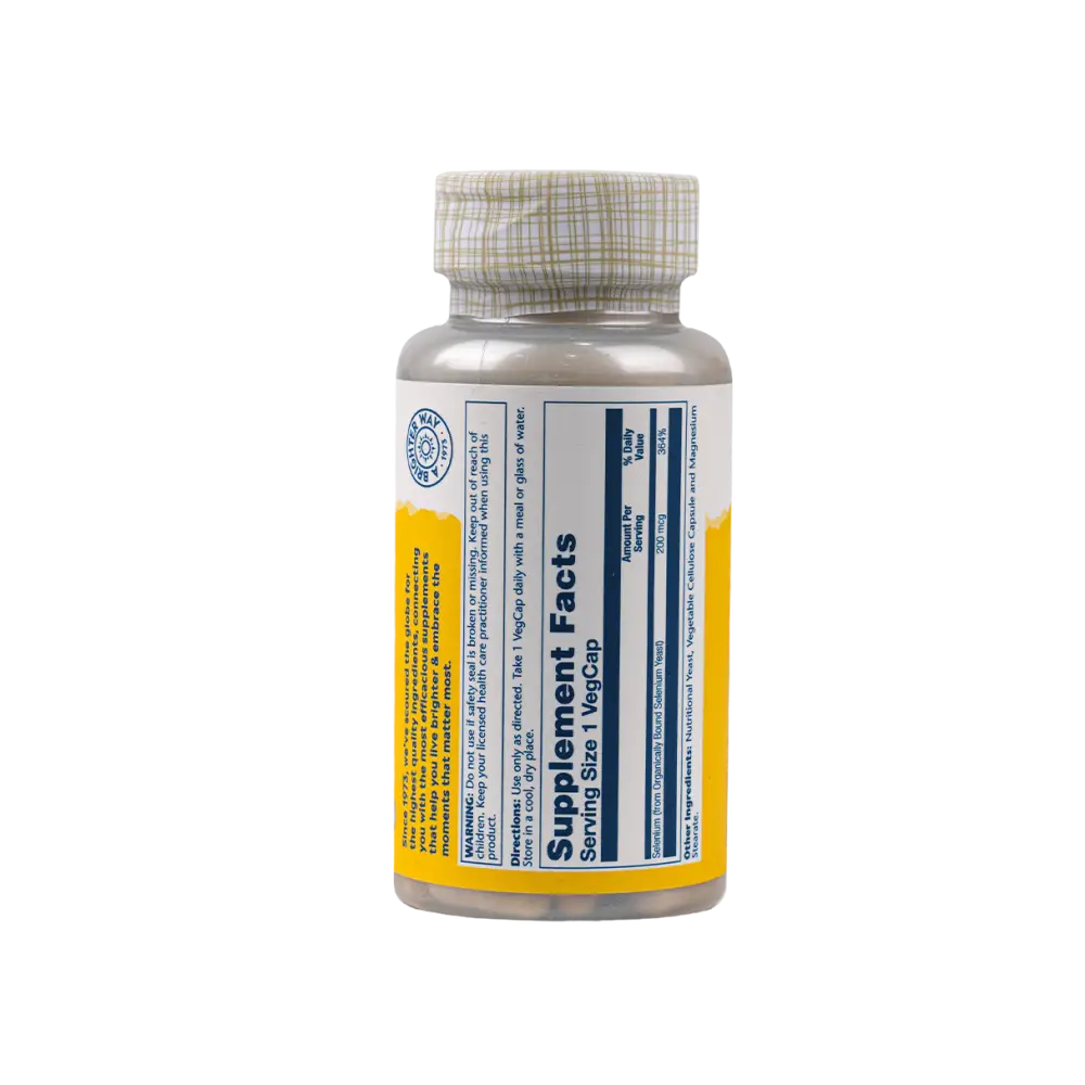 Solaray Selenium 200mcg 100vegcap