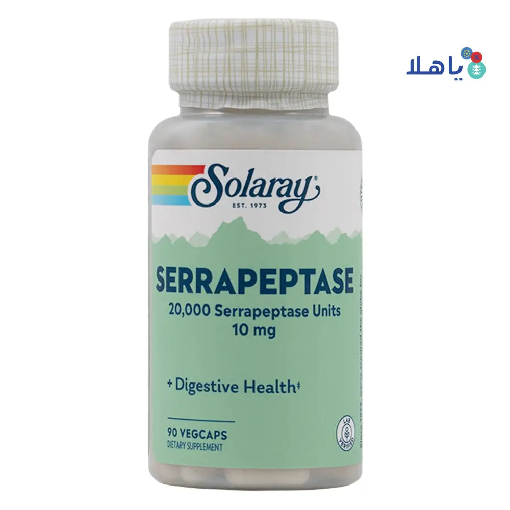 Solaray Serrapeptase 10mg 90VegCaps