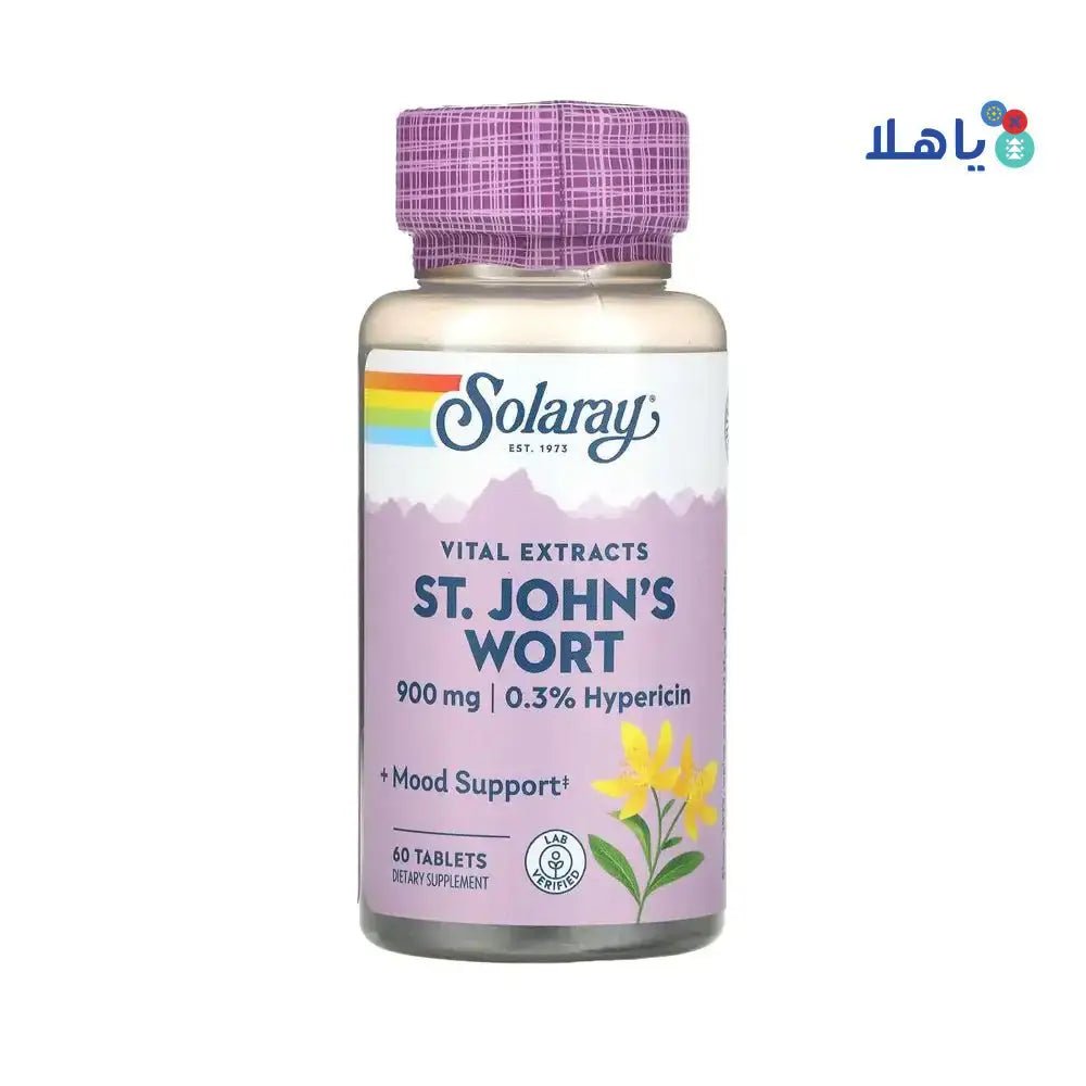 Solaray - Solaray St.Johns Wort 900mg 60vegcap - Pharmazone - 