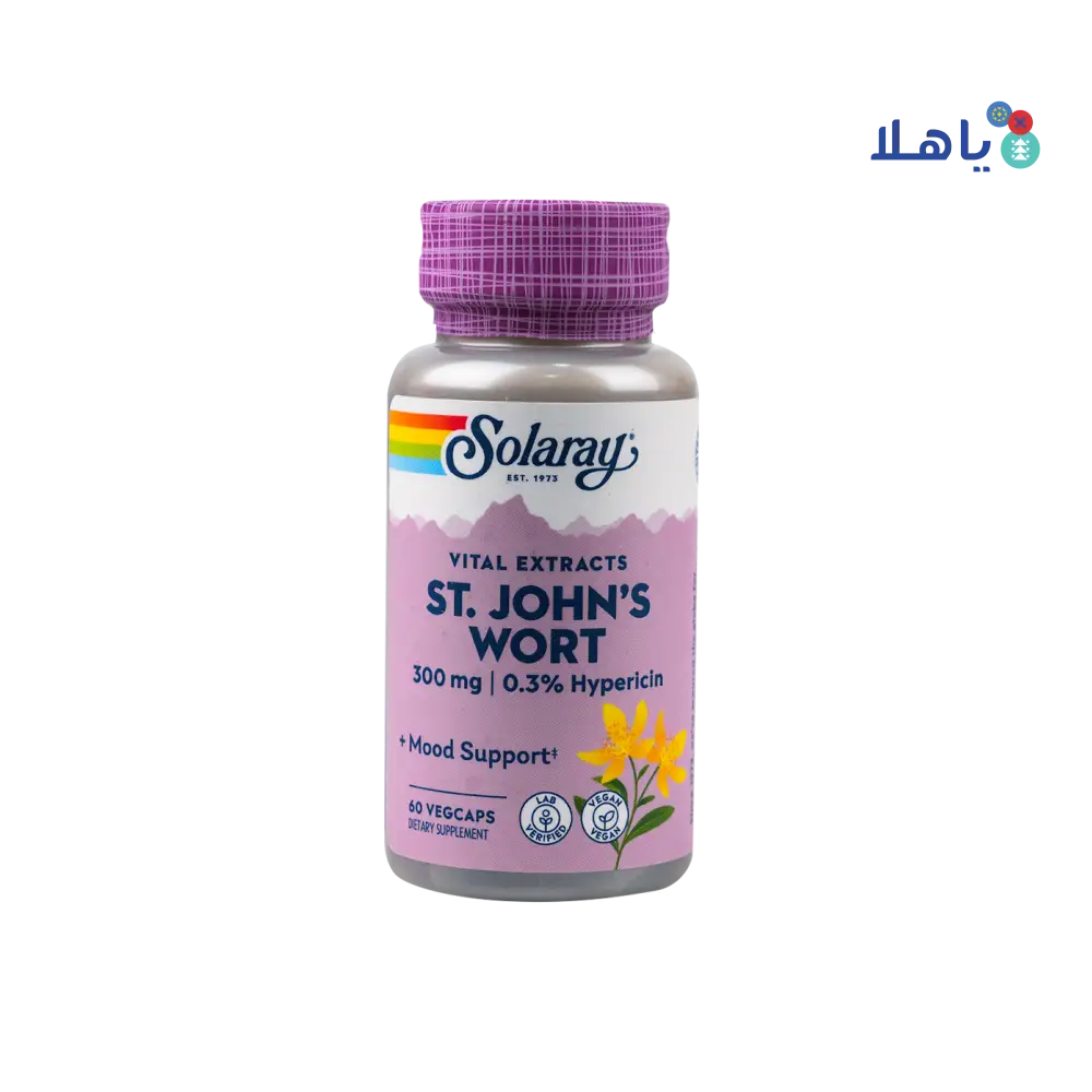 Solaray St.Johns Wort 300mg 60vegcap