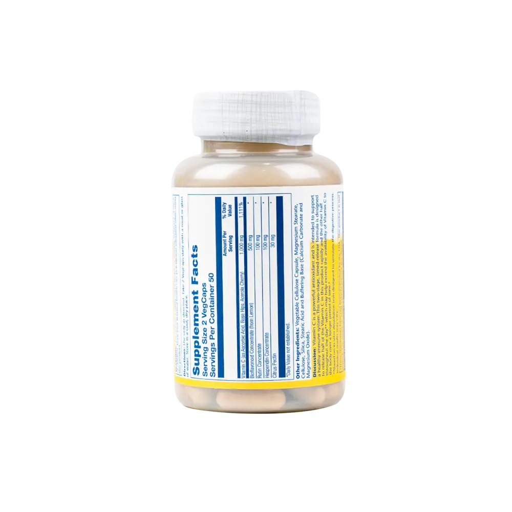 SOLARAY SUPER BIO VITAMIN-C 1000MG 100 VEGCAPS