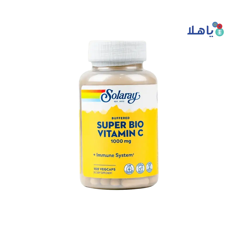 Solaray - SOLARAY SUPER BIO VITAMIN - C 1000MG 100 VEGCAPS - Pharmazone - 