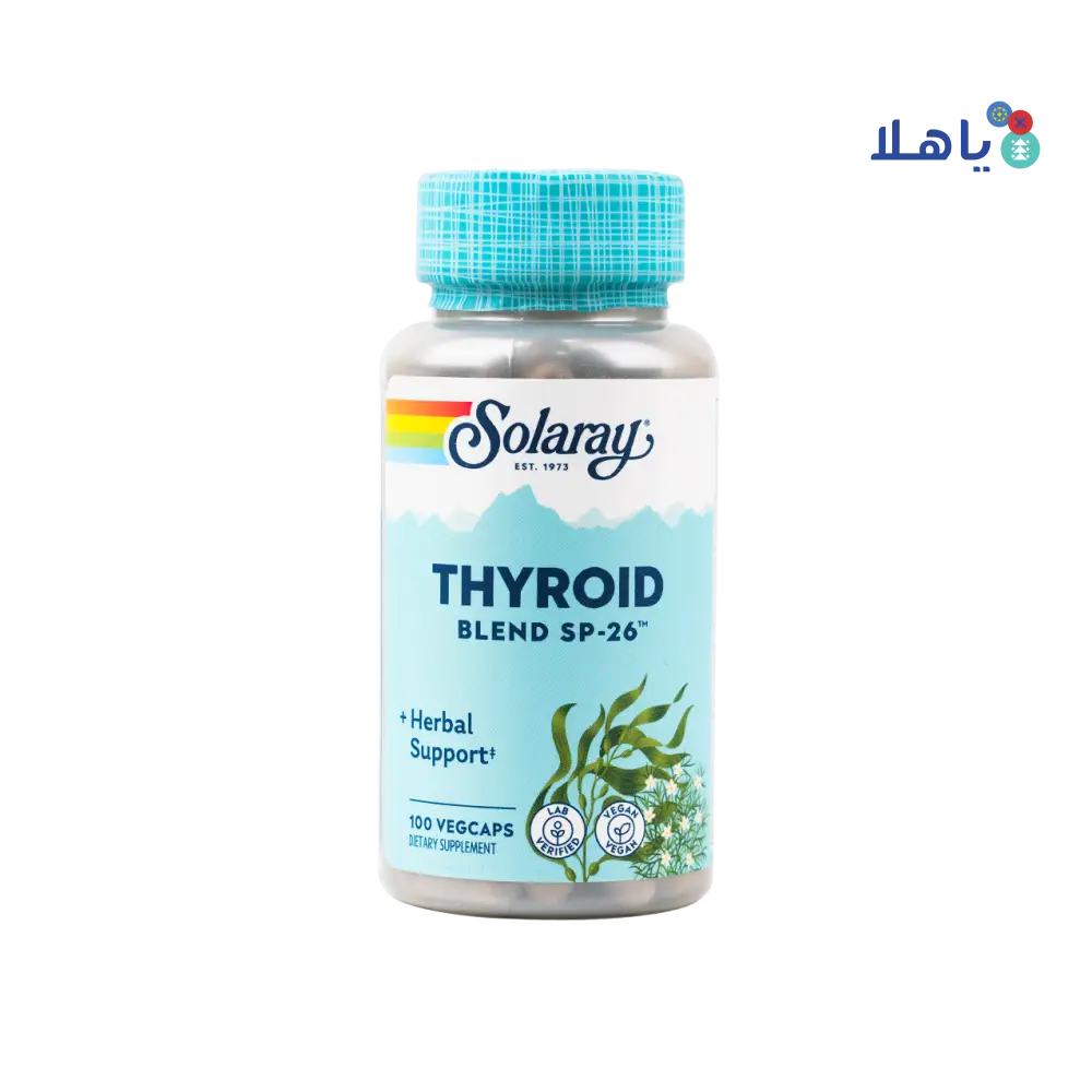 Solaray Thyroid Blend Sp-26 100Veg Capsules