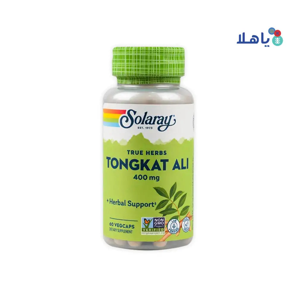 SOLARAY TONGKAT ALI 400MG 60 VEG CAPS