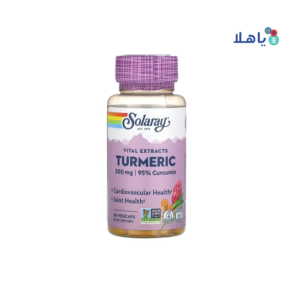 Solaray Turmeric 300mg 60vegcap