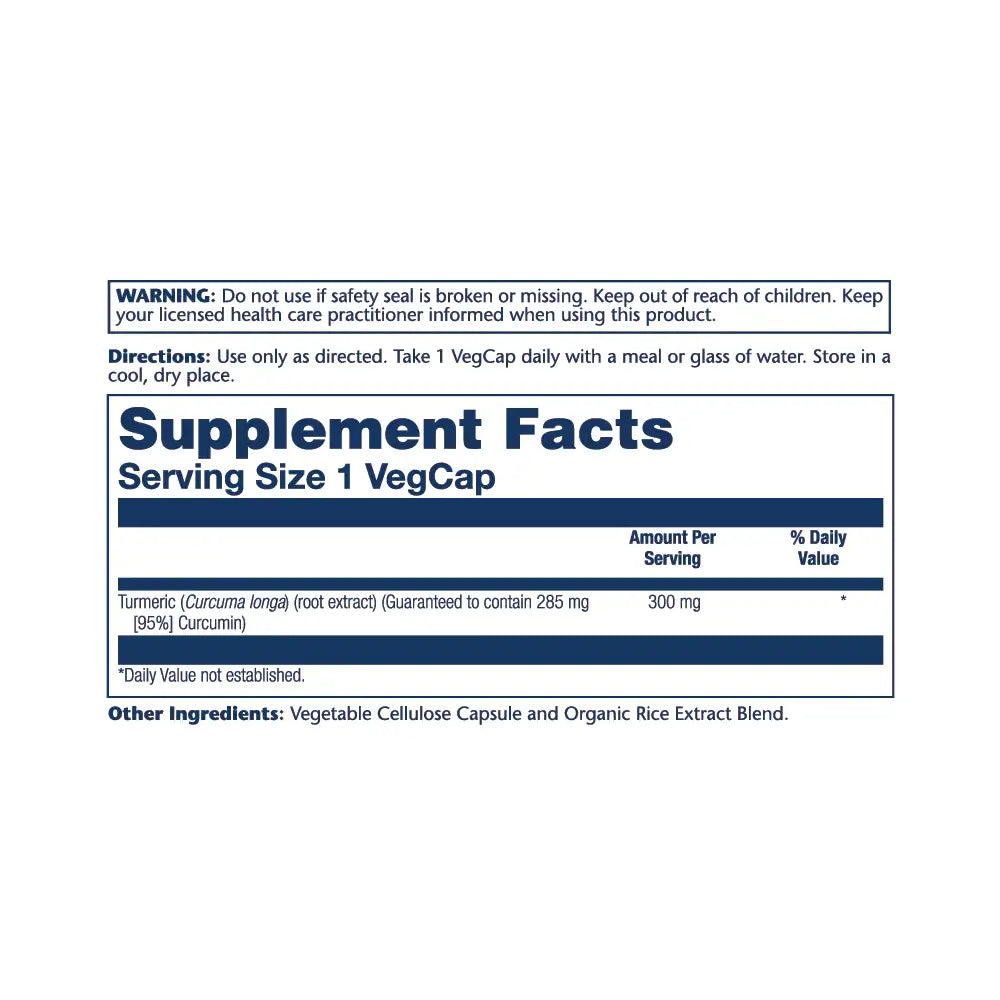 Solaray Turmeric 300mg 60vegcap